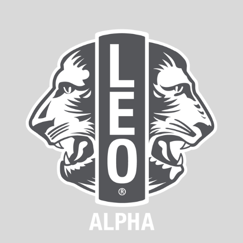 Logo Leo Club Internazionale Alpha Chiaro